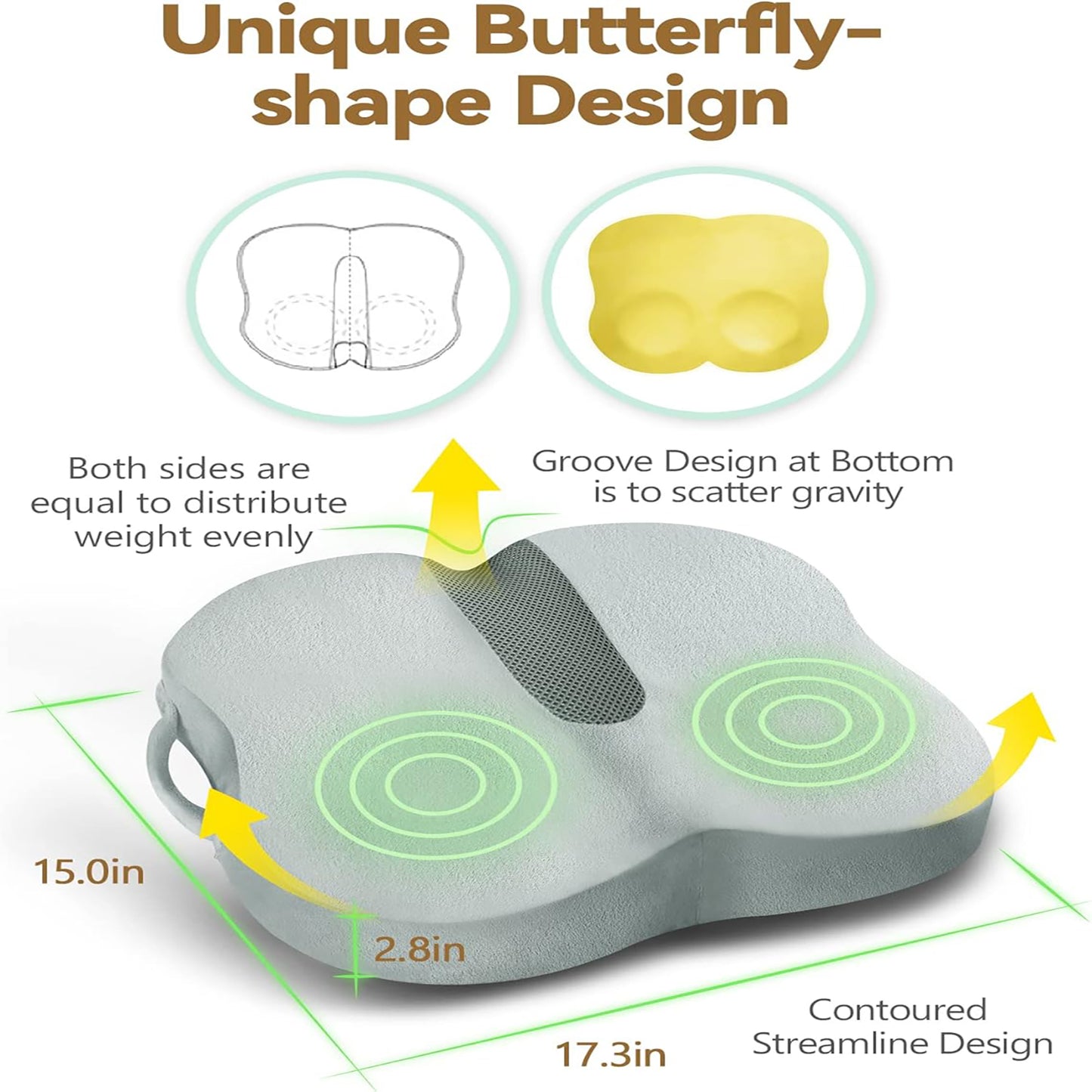 Joslife Orthopedic Seat Cushion