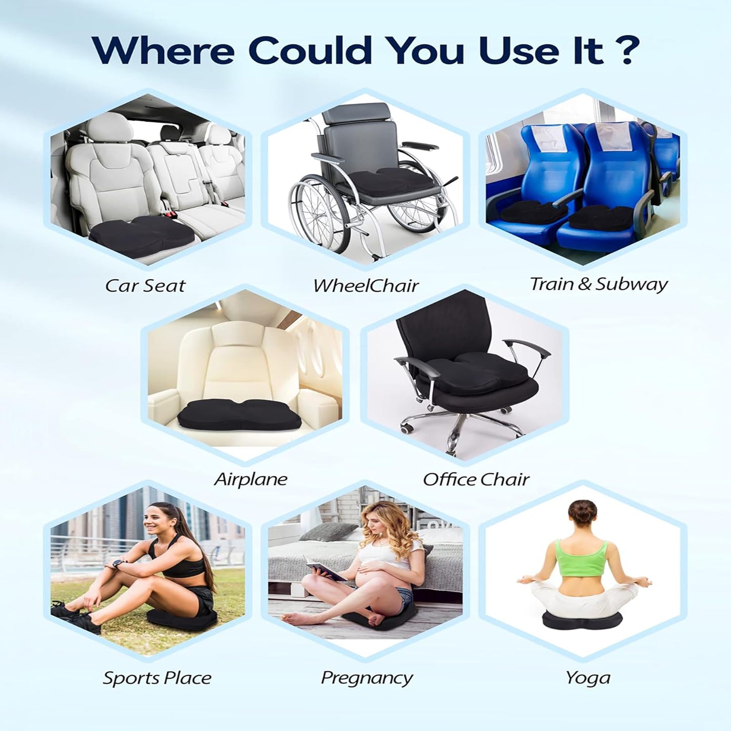 Joslife Orthopedic Seat Cushion